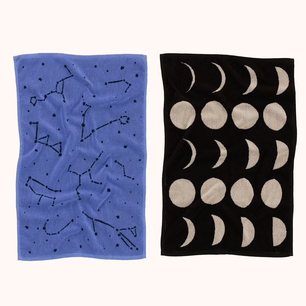 Baggu Hand Towel Set of 2 - Night sky