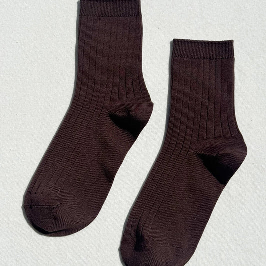 Le Bon Shoppe Her Socks - Coffee