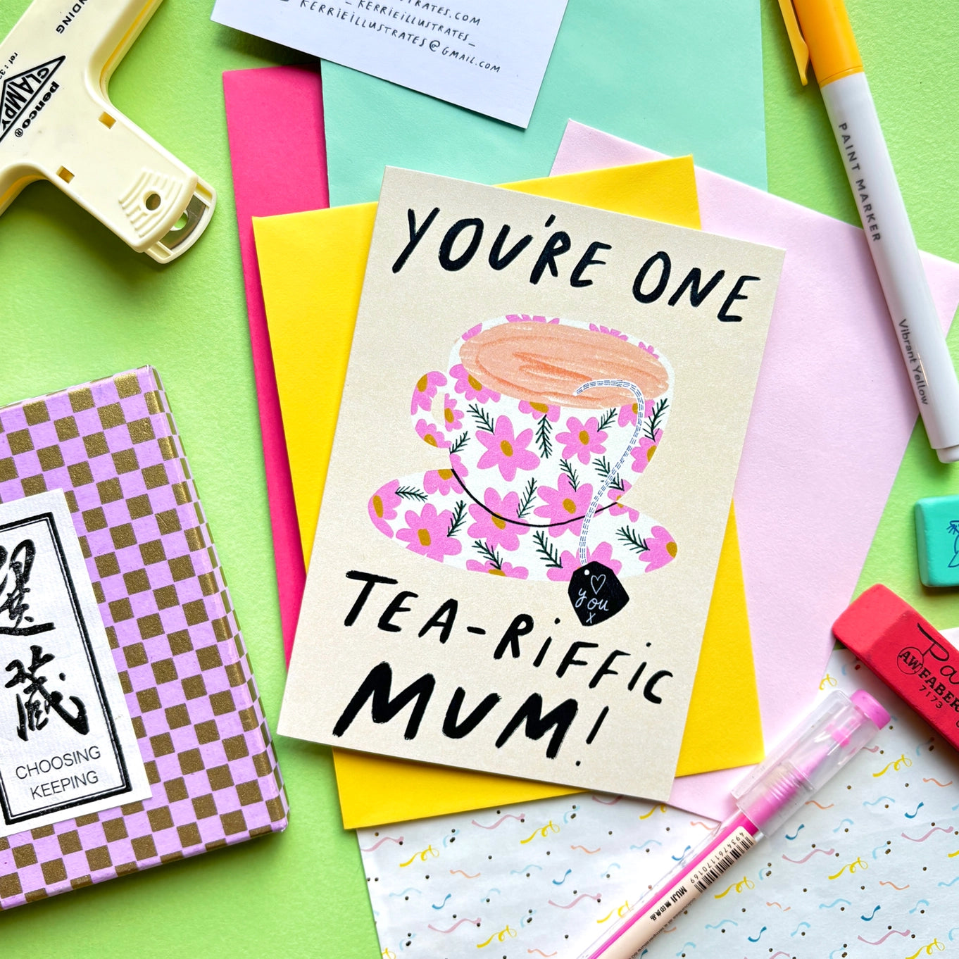 Tea-riffic Mum Card