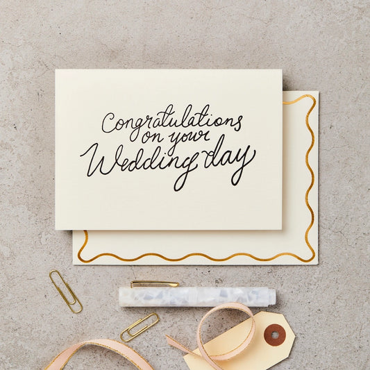 Congratulations Wedding Day Card