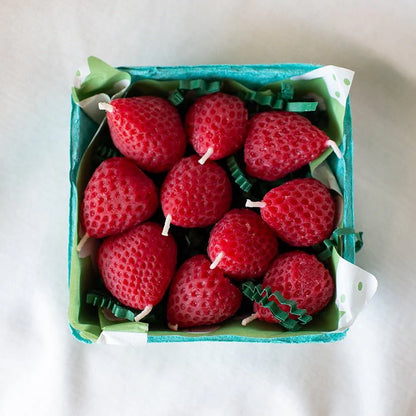 Happy Organics Birthday Cake Candles - Strawberries