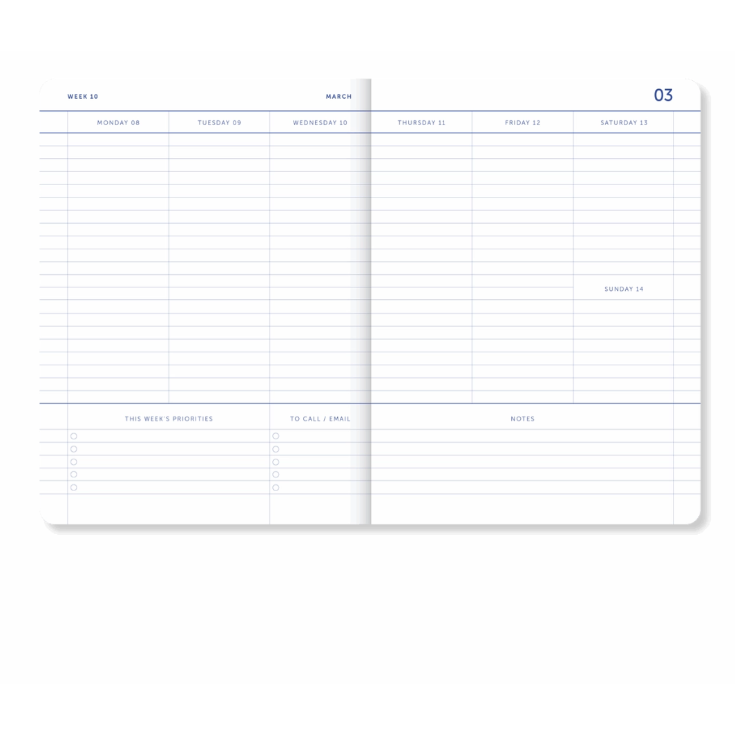 My Journal 18 Months Diary 2026-2027 - Checkered Emerald Green
