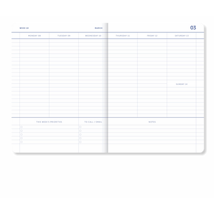 My Journal 18 Months Diary 2026-2027 - Checkered Emerald Green