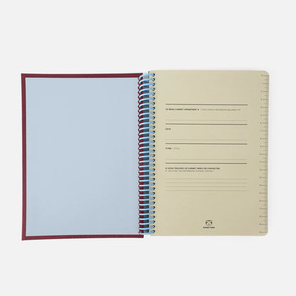 Papier Tigre Canvas Notebook A5 - Light Blue