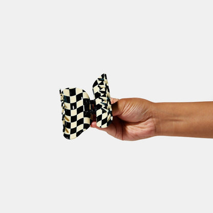 Chunks Checker Claw in Black & White