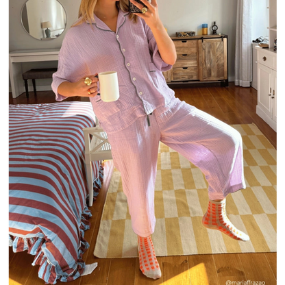 TBCo Pyjamas - Cropped Lilac