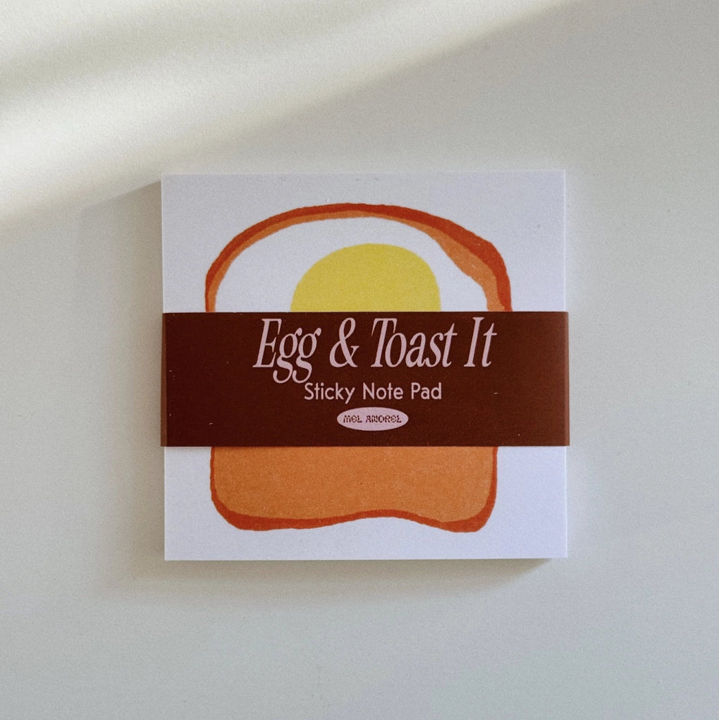 Egg and Toast Sticky Notes