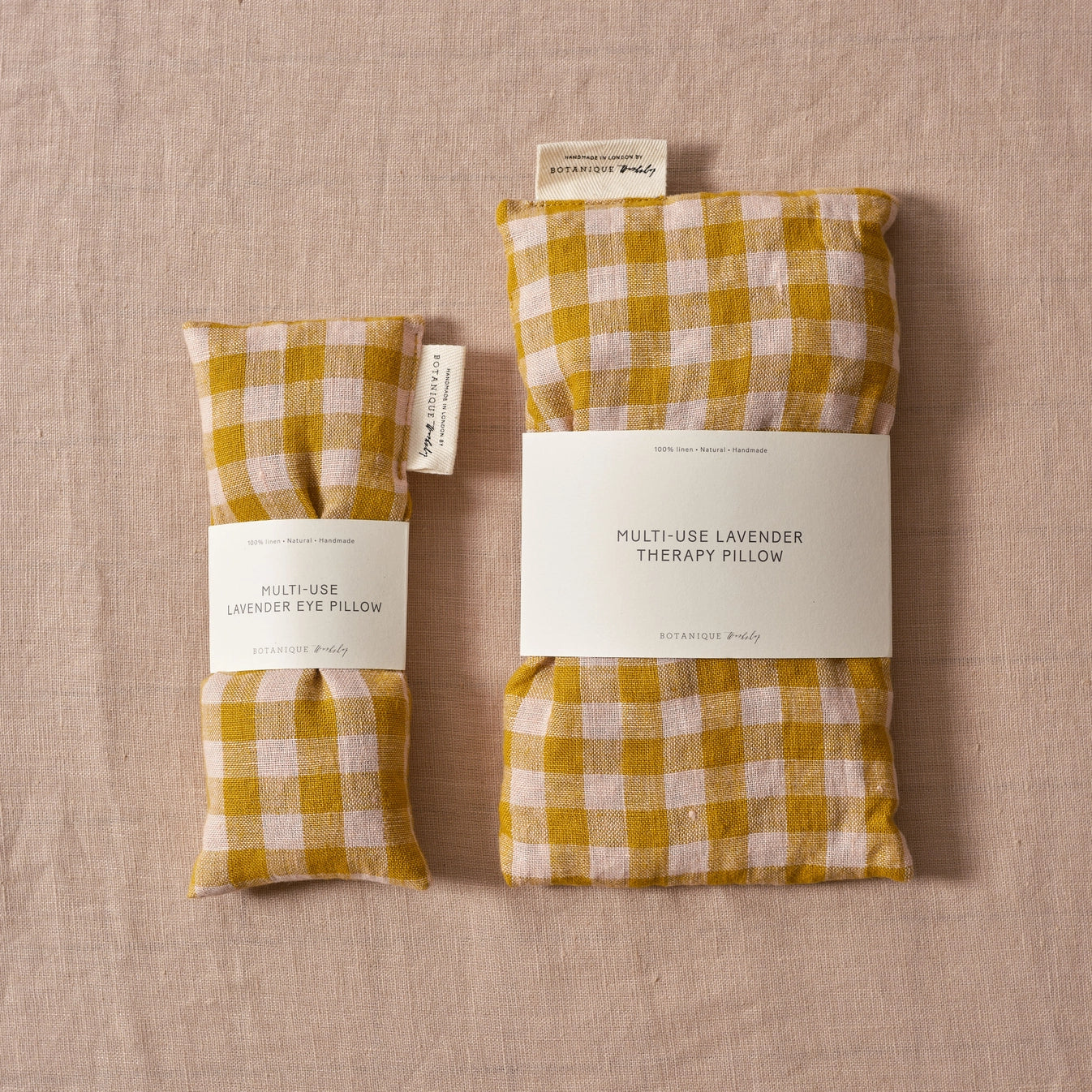 Multi-Use Lavender Pillow - Yellow Gingham