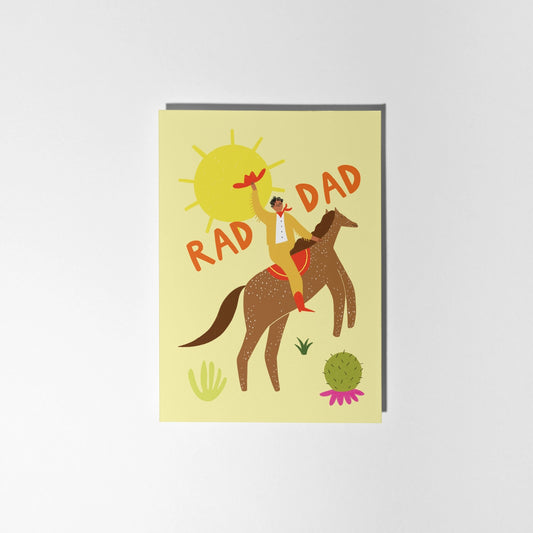 Rad Dad Cowboy Card