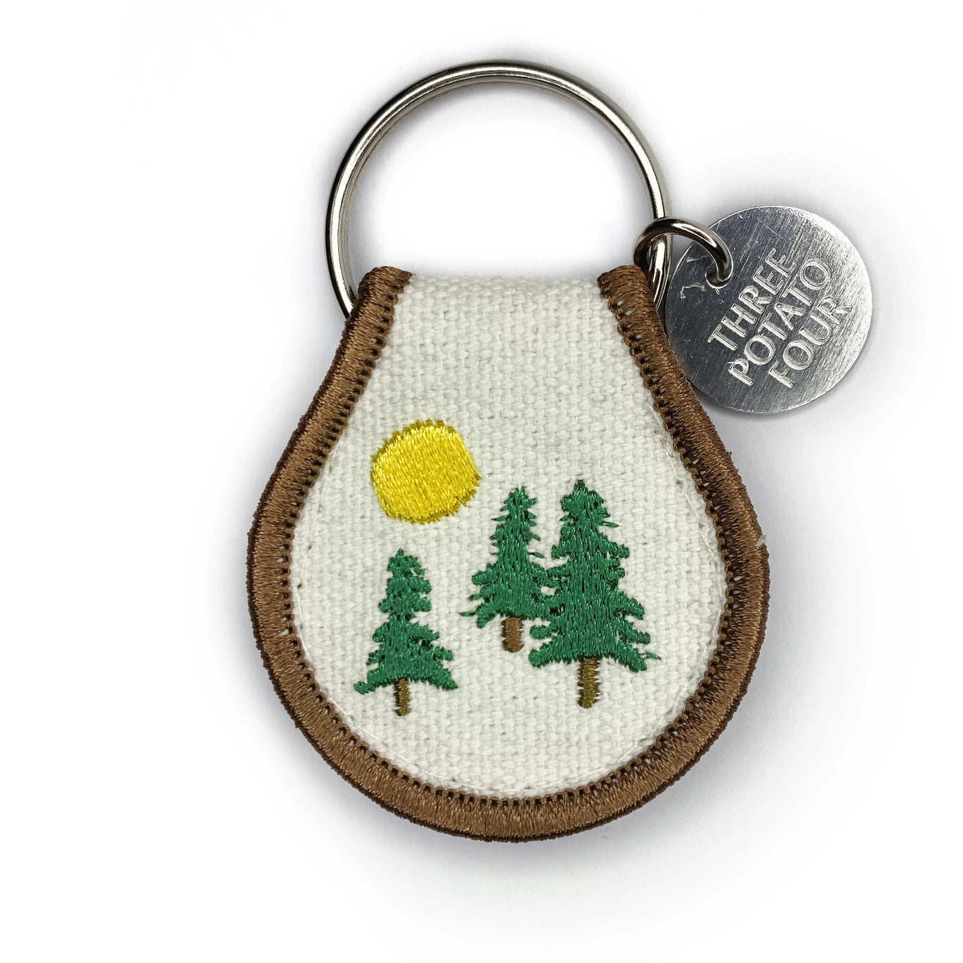 Three Potato Four Patch Keychain - Evergreen