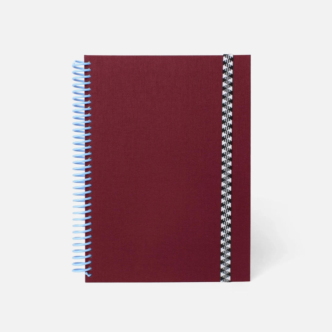 Papier Tigre Canvas Notebook A5 - Bordeux