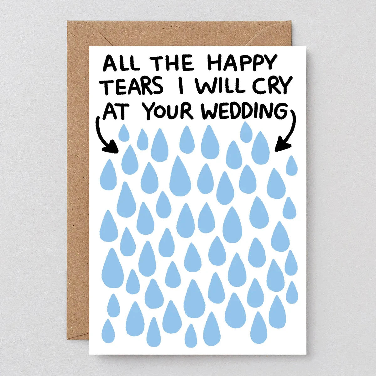 All The Tears I Will Cry At Your Wedding Card