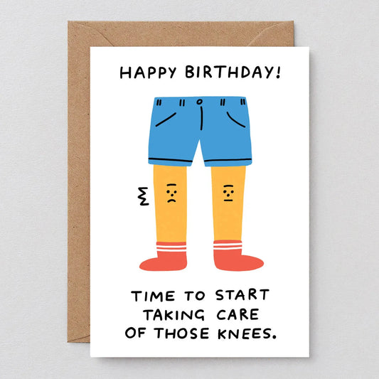 Take Care Of The Knees Card