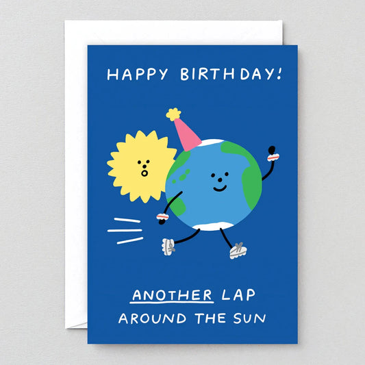 Another Lap Around The Sun Birthday Card