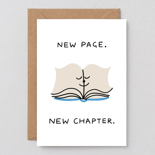 New Page New Chapter Greeting Card