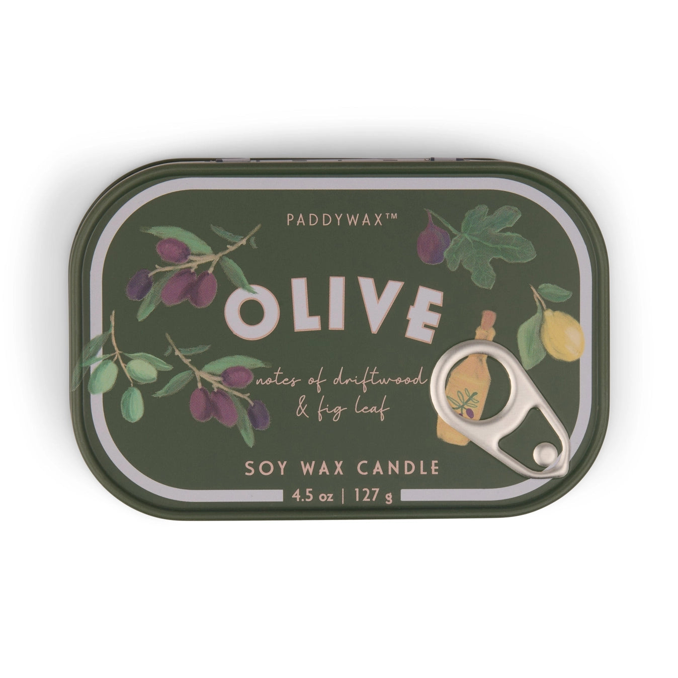 Paddywax Bistro Tin Candle - Olive