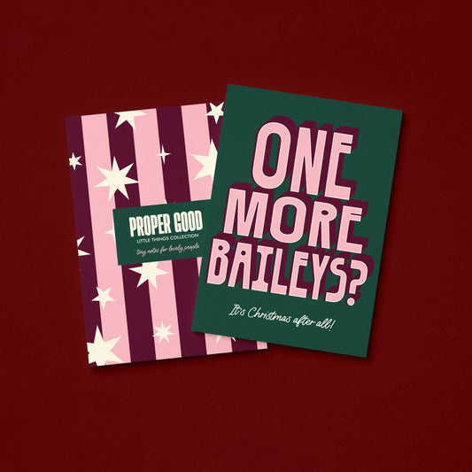 One More Baileys Mini Card