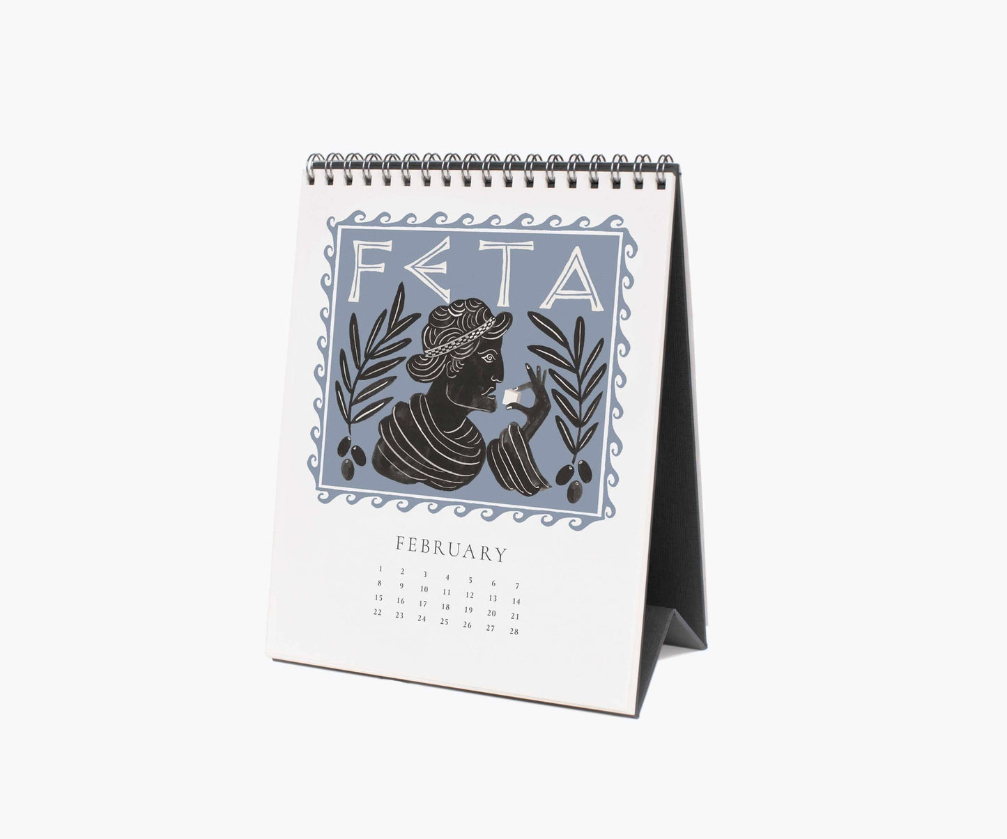 Rifle Paper Co 2026 Desk Calendar - Cheese
