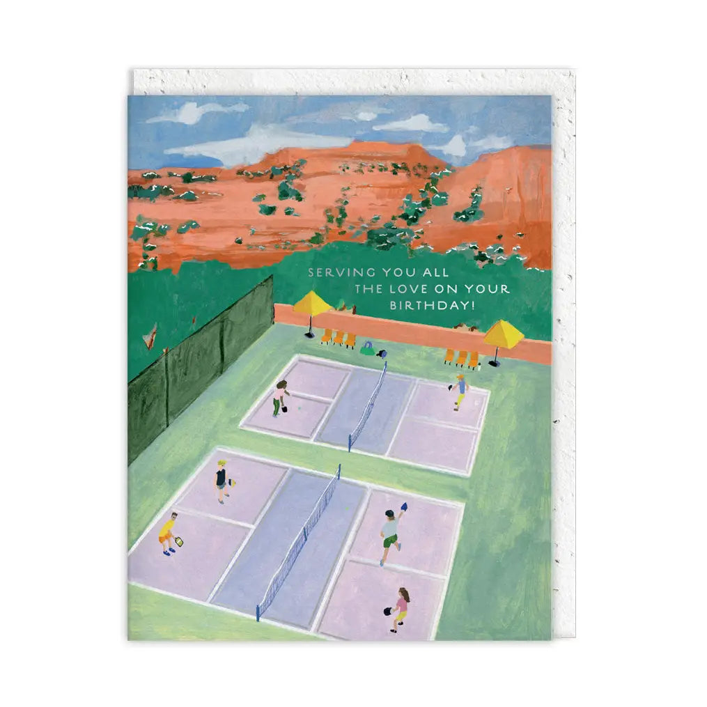 Pickleball Birthday Card