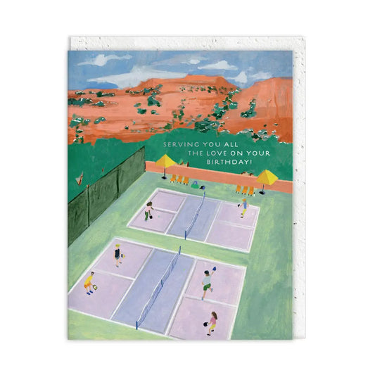 Pickleball Birthday Card