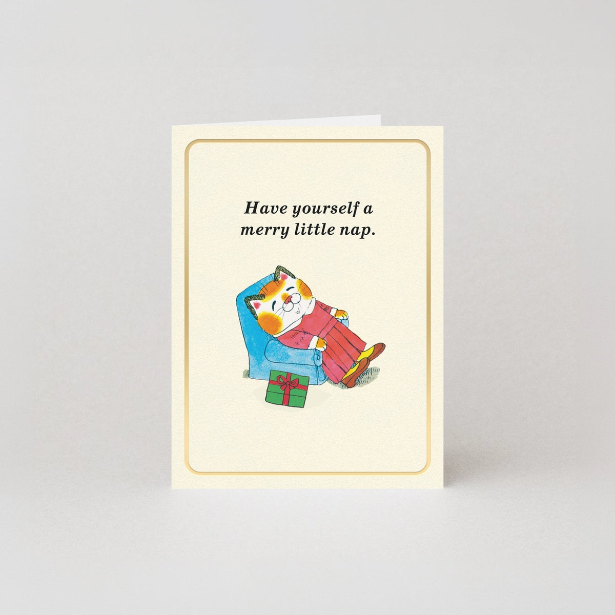 Merry Little Nap Mini Card