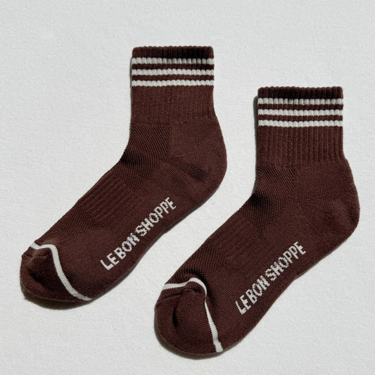 Le Bon Shoppe Girlfriend Socks - Mahogany