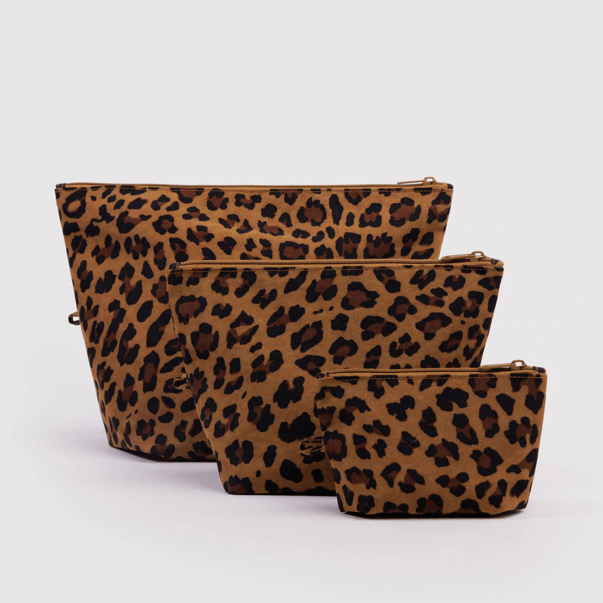 Baggu Go Pouch Set - Leopard