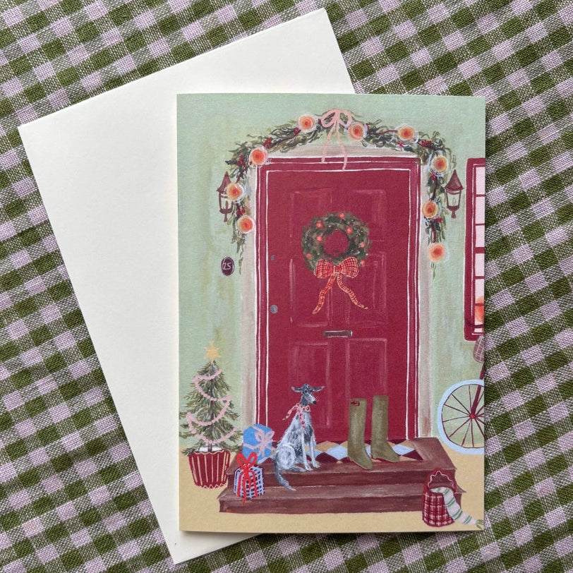 Festive Front Door Card