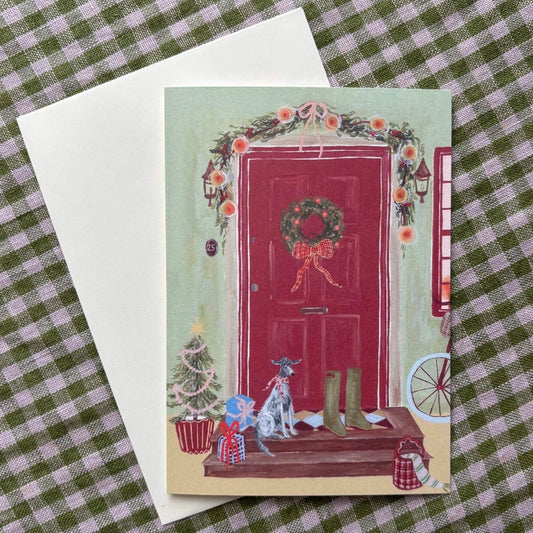 Festive Front Door Card