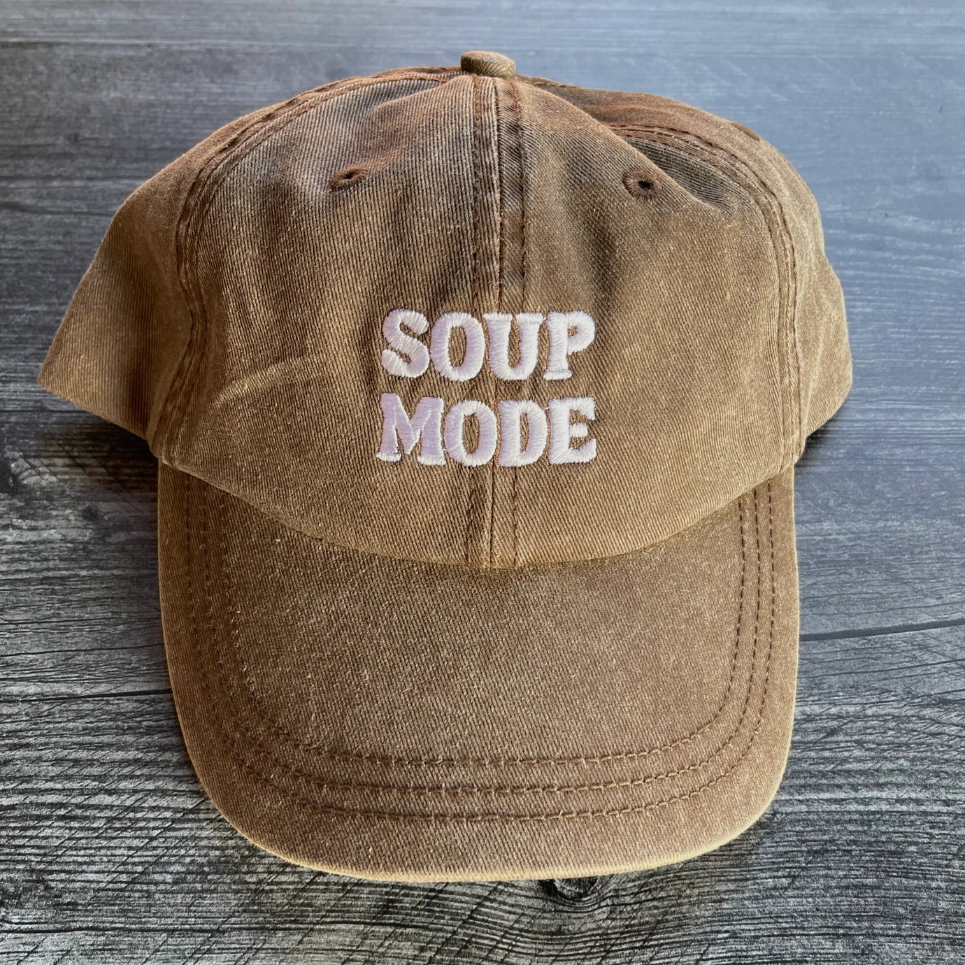 Embroidered Dad Cap - Soup Mode