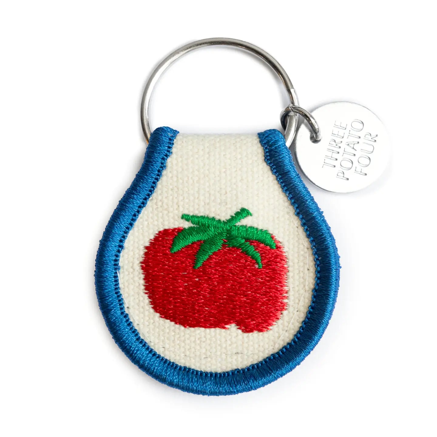 Three Potato Four Patch Keychain - Tomato