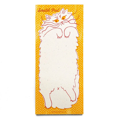 Risograph Notepad - Scratch Pad Cat