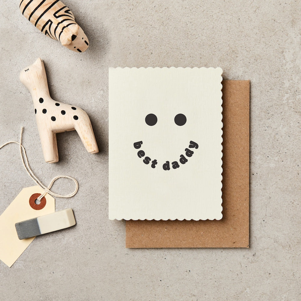 Best Daddy Smile Mini Card
