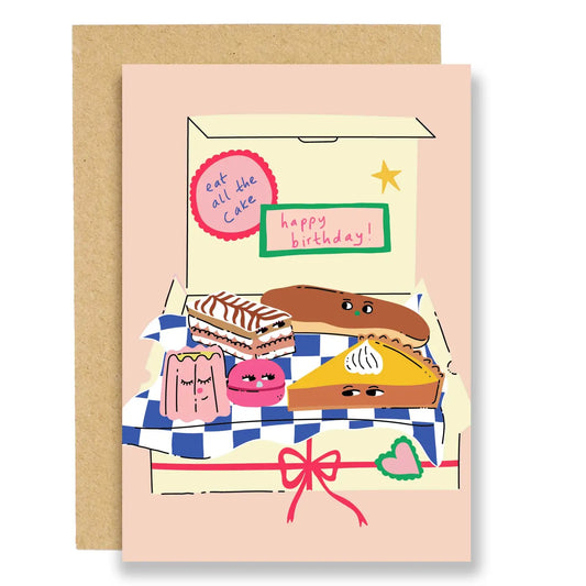 Cake Box Patisserie Card