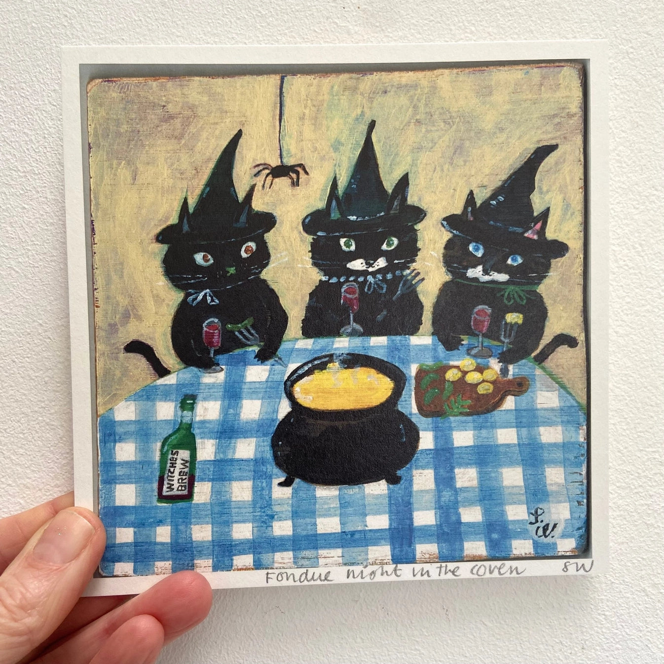 Moggshop Small Print - Fondue Night with The Coven