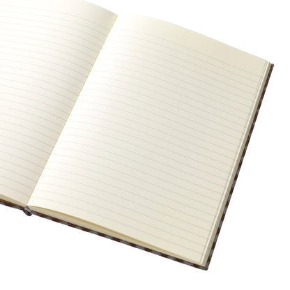 Charm Fabric Notebook - Petals and Plaid