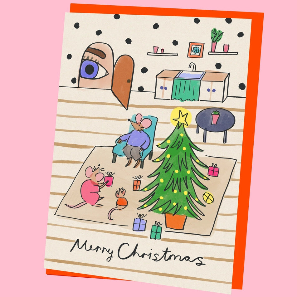 Mice at Home Card