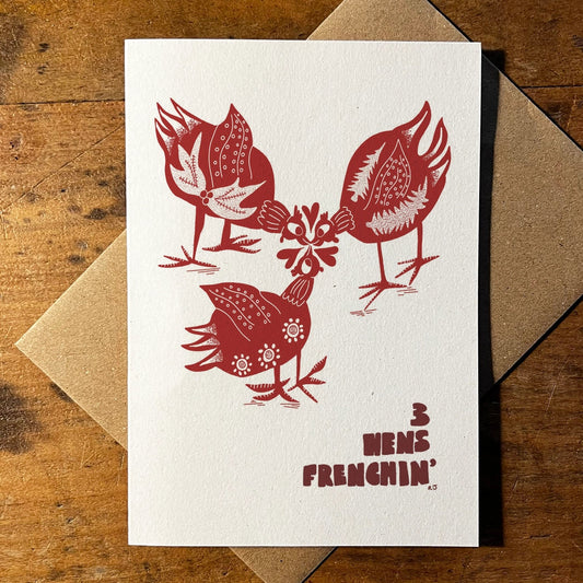 3 Hens Frenchin Card