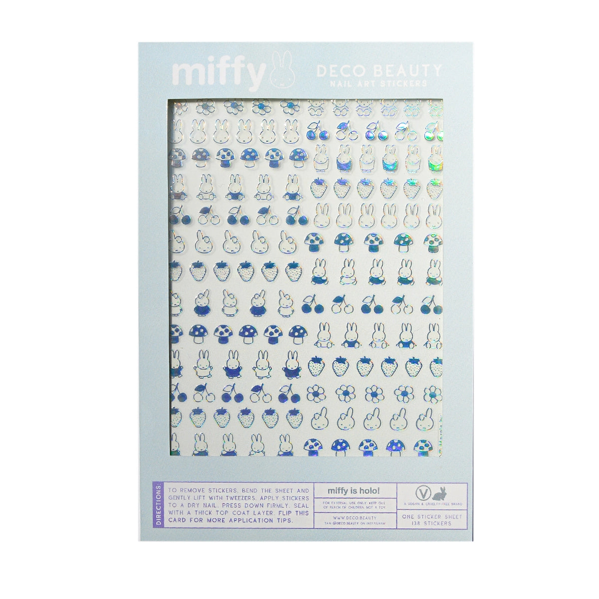Nail Stickers - Miffy is Holo