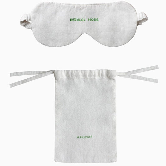 Arkitaip Linen Eye Mask - Indulge More