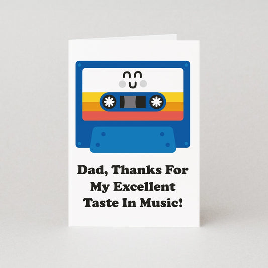 Taste in Music Dad Card