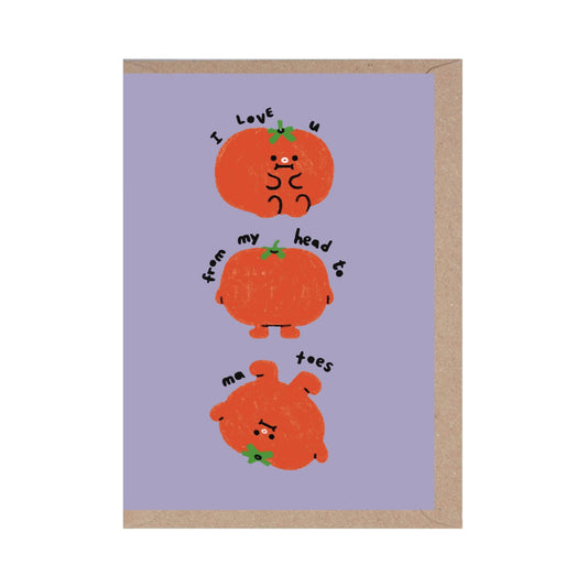 I Love You To Ma Toes Card