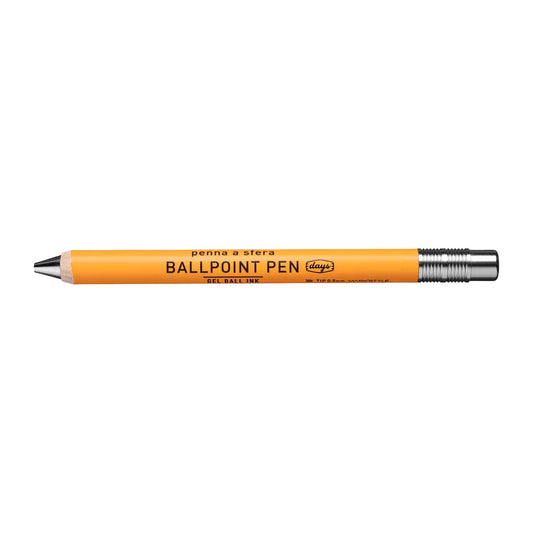 Days Gel Wood Ball Pen - Orange