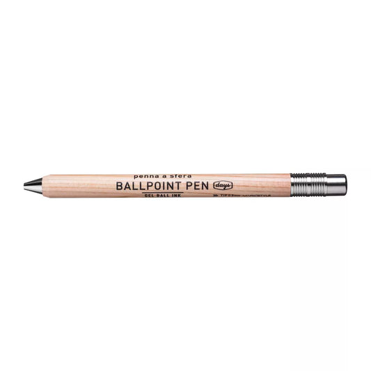 Days Gel Wood Ball Pen - Kraft