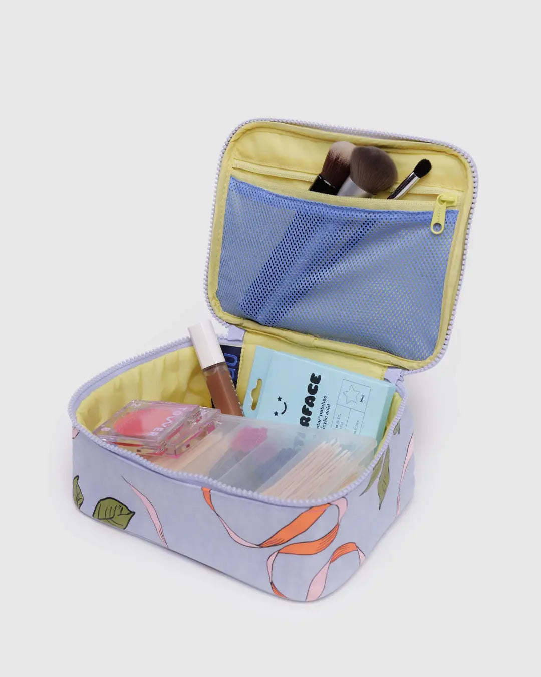 Baggu Small Cosmetic Case - Apricots and Ribbons