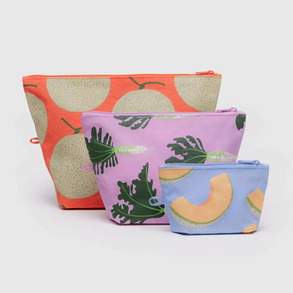 Baggu Go Pouch Set - Japanese Produce