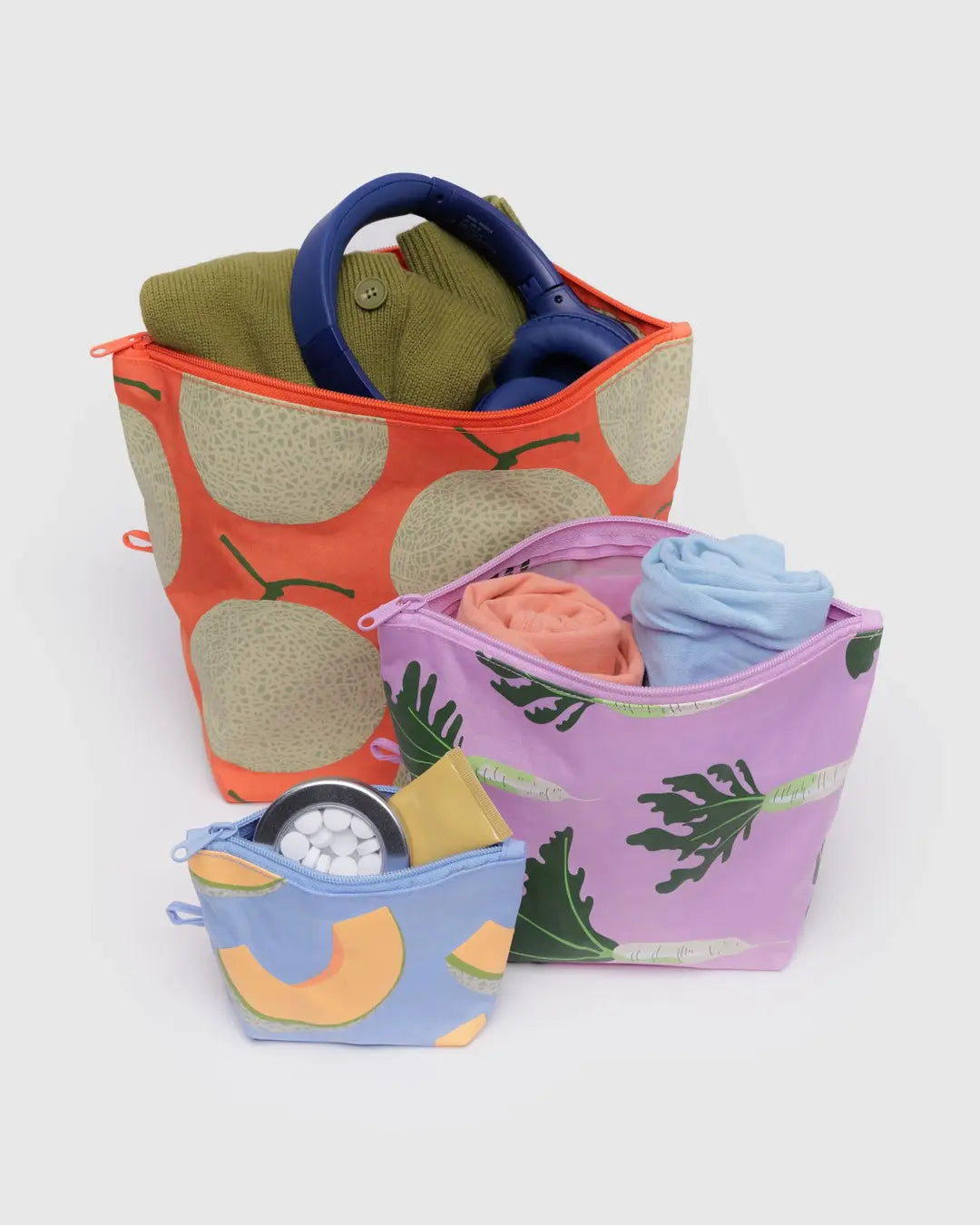 Baggu Go Pouch Set - Japanese Produce