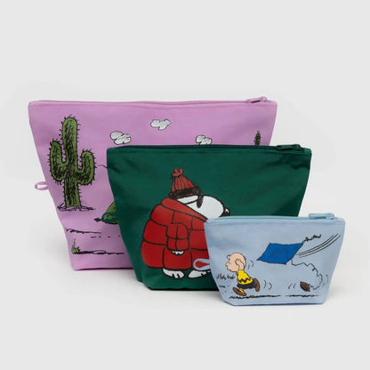 Baggu Go Pouch Set - Peanuts Snoopy