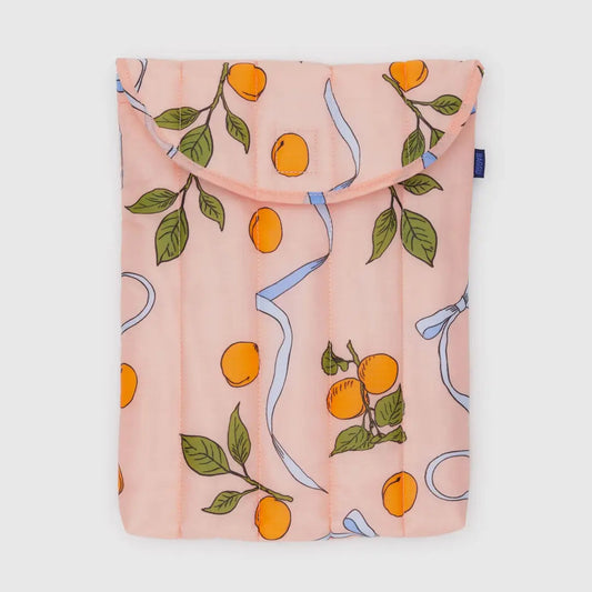 Baggu Laptop Case 13/14" - Apricots and Ribbons