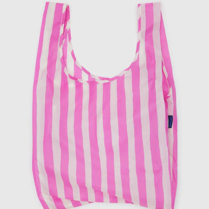 Baggu Standard Reusable Bag - Pink Painted Stripe